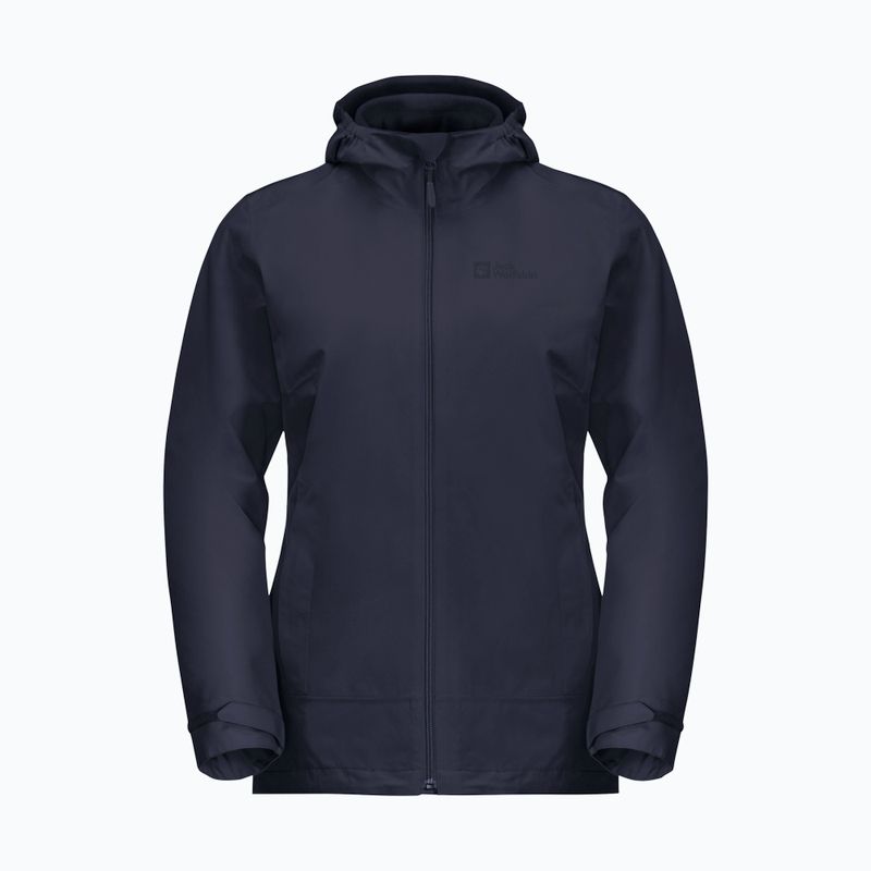 Jack Wolfskin női Moonrise 3In1 kabát éjszakai kék 9