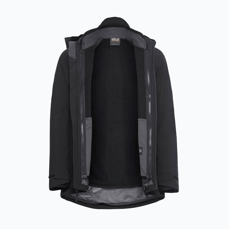 Női 3az1-ben dzseki Jack Wolfskin Moonrise 3In1 fekete 15