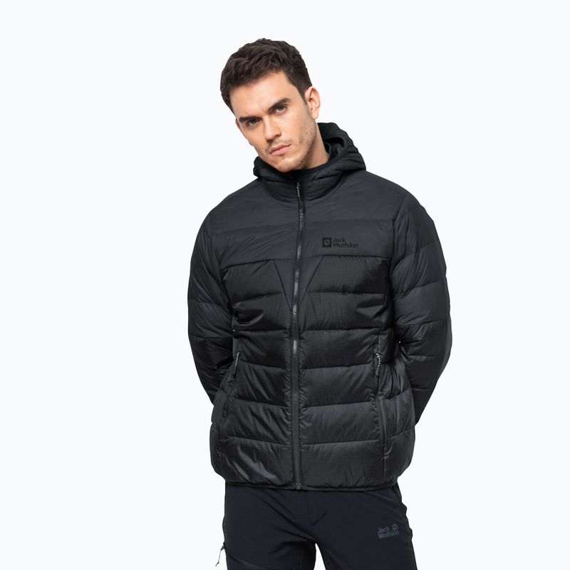 Jack Wolfskin férfi pehelypaplan Dna Tundra Down Hoody fekete 1206612_6350_006