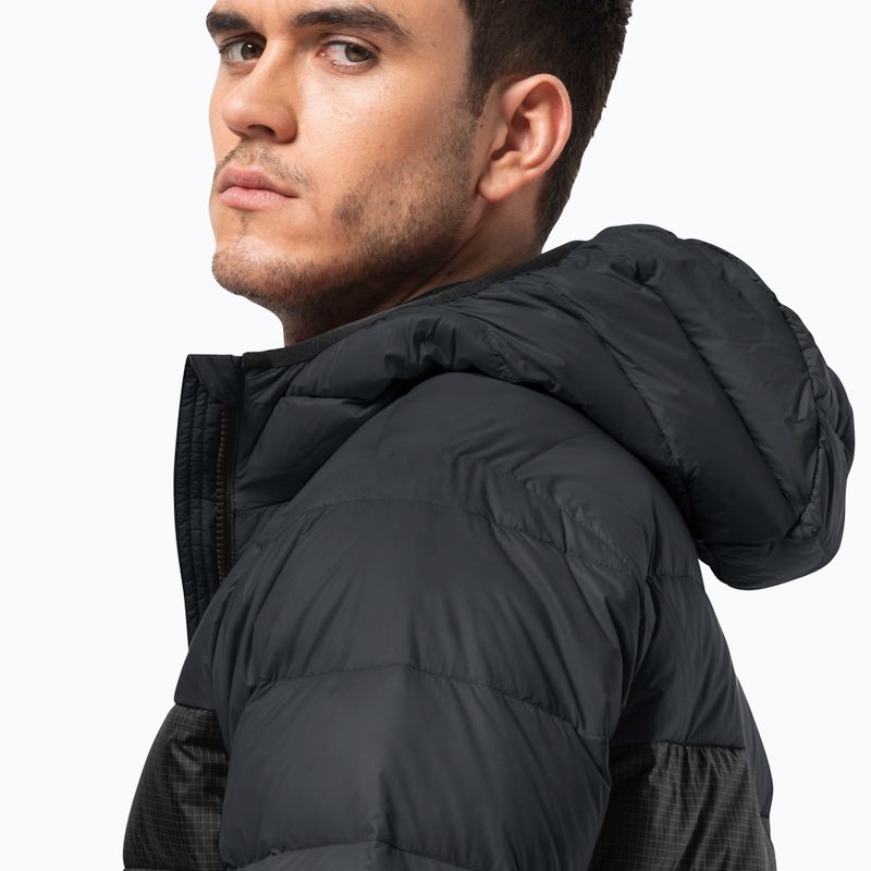 Jack Wolfskin férfi pehelypaplan Dna Tundra Down Hoody fekete 1206612_6350_006 3