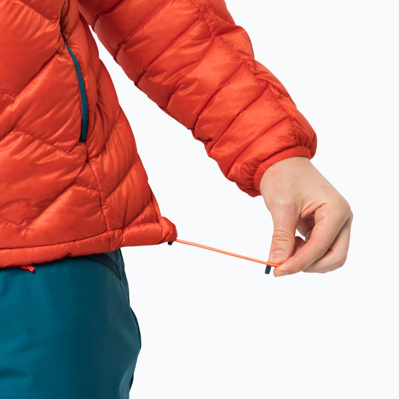 Jack Wolfskin férfi Alpspitze Down Hoody skit kabát narancssárga 1206771_3017 4