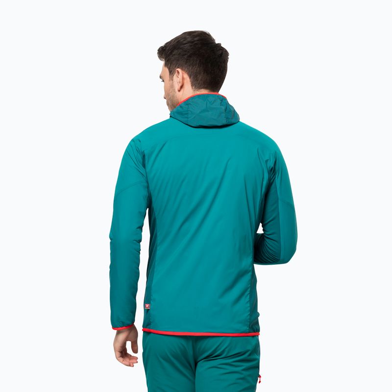 Jack Wolfskin férfi sí dzseki Alpspitze Ins Hoody zöld 1206781_1124 2