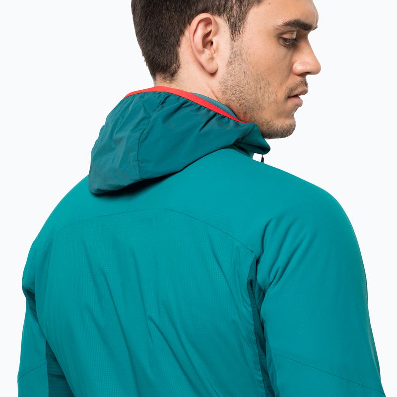 Jack Wolfskin férfi sí dzseki Alpspitze Ins Hoody zöld 1206781_1124 3