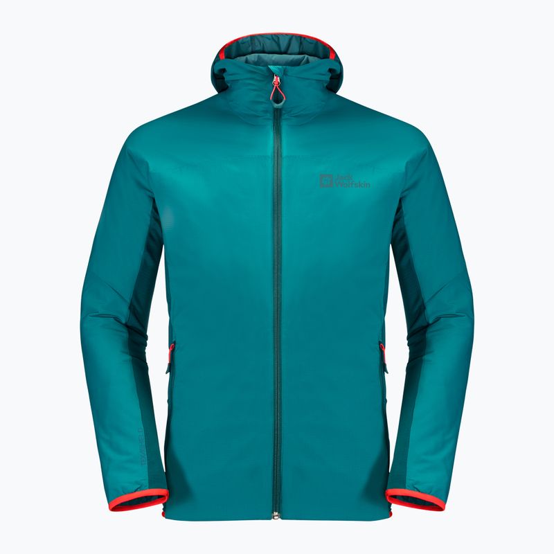 Jack Wolfskin férfi sí dzseki Alpspitze Ins Hoody zöld 1206781_1124 4