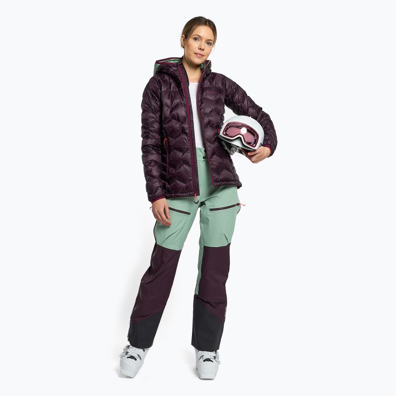 Jack Wolfskin női Alpspitze Down Hoody sí dzseki lila 1206791_2042 2