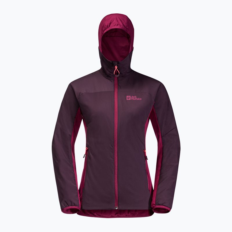 Jack Wolfskin női síelő dzseki Alpspitze Ins Hoody lila 1206801_2042 10