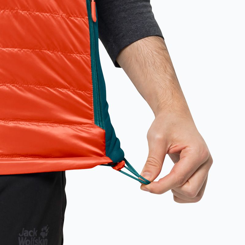 Jack Wolfskin férfi Routeburn Pro Ins túra ujjatlan narancssárga 1206871_3017_002 5