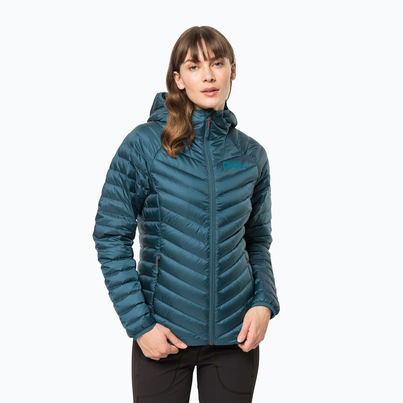 Jack Wolfskin női pehelypaplan Passamani Down Hoody kék 1207101_4133