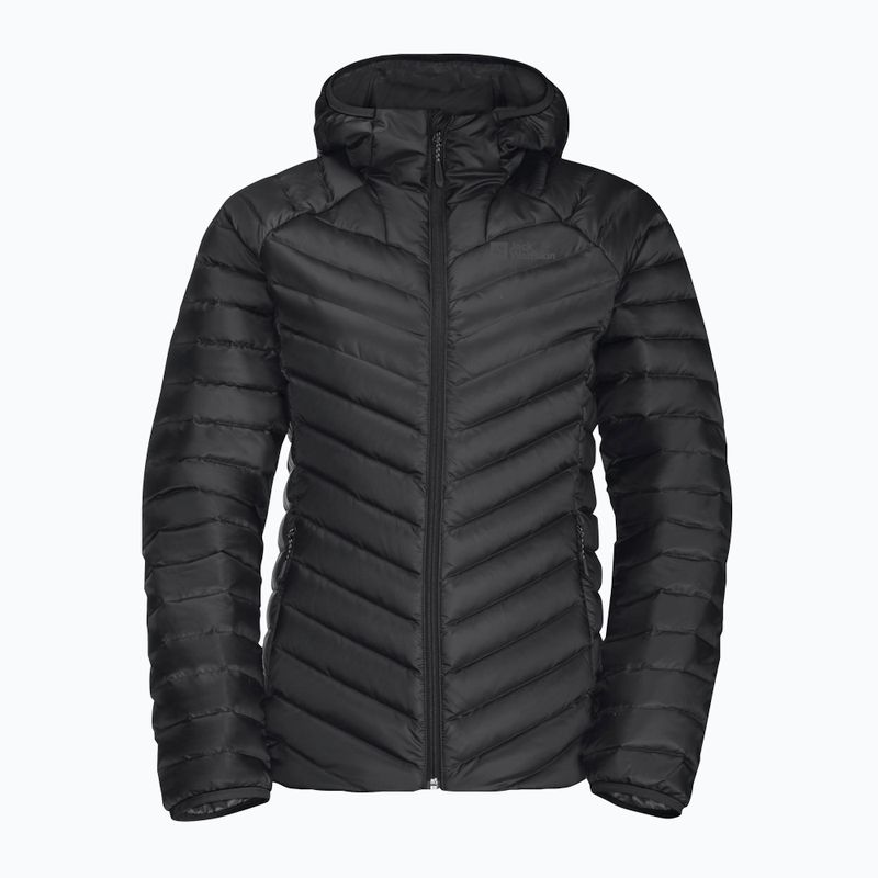 Jack Wolfskin női pehelypaplan Passamani Down Hoody fekete 11