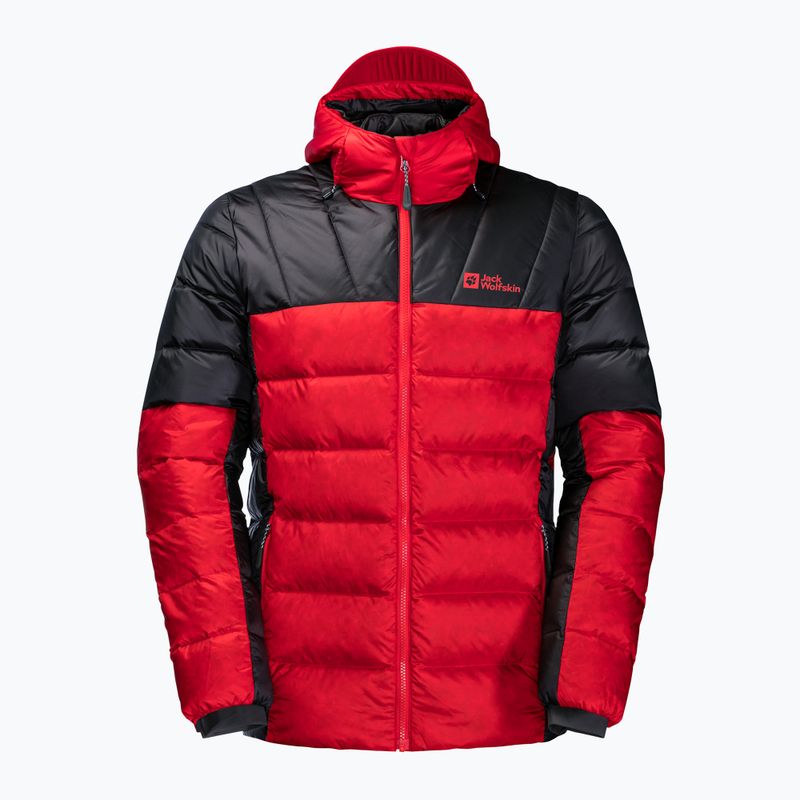 Jack Wolfskin férfi pehelypaplan Nebelhorn Down Hoody piros 1207141_2206 7