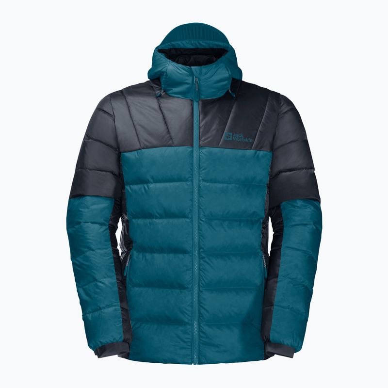 Jack Wolfskin férfi pehelypaplan Nebelhorn Down Hoody kék 1207141_4133 6