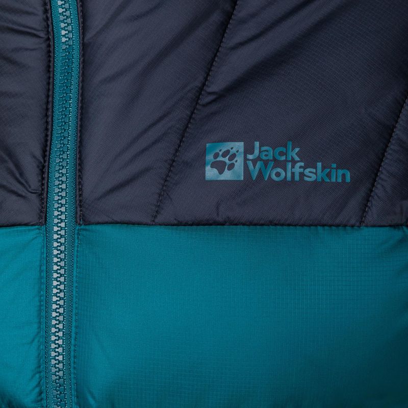 Jack Wolfskin férfi pehelypaplan Nebelhorn Down Hoody kék 1207141_4133 3