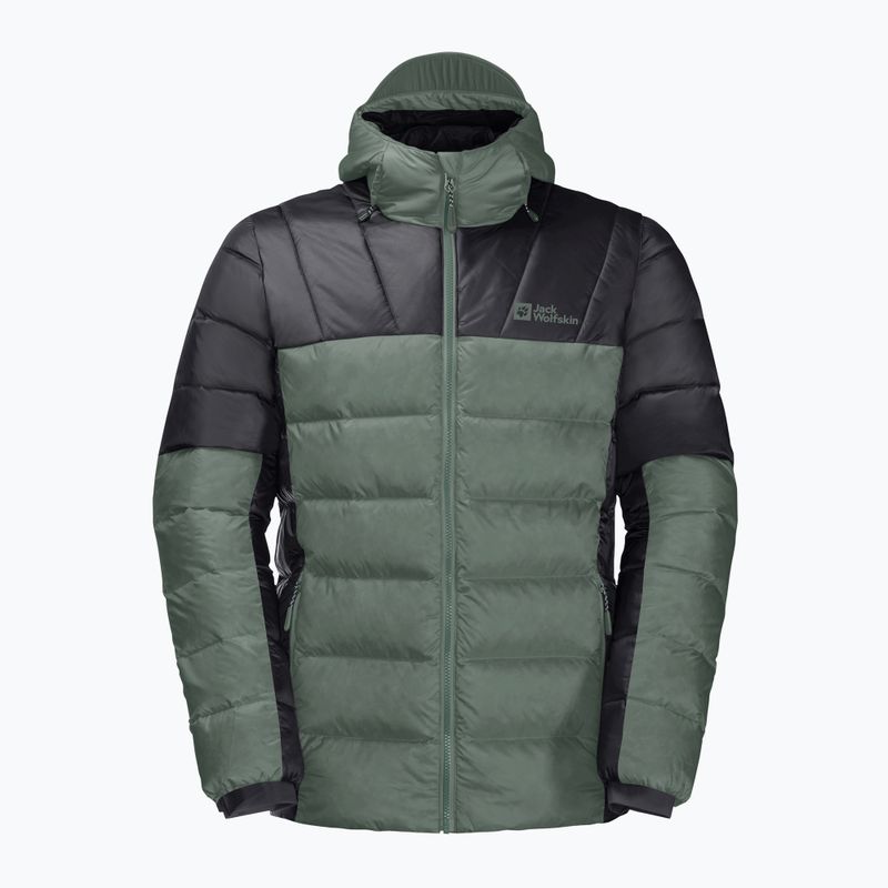 Jack Wolfskin férfi pehelypaplan Nebelhorn Down Hoody zöld 1207141_4311 6