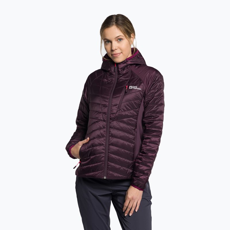 Jack Wolfskin női pehelykabát Routeburn Pro Ins lila 1207191_2042