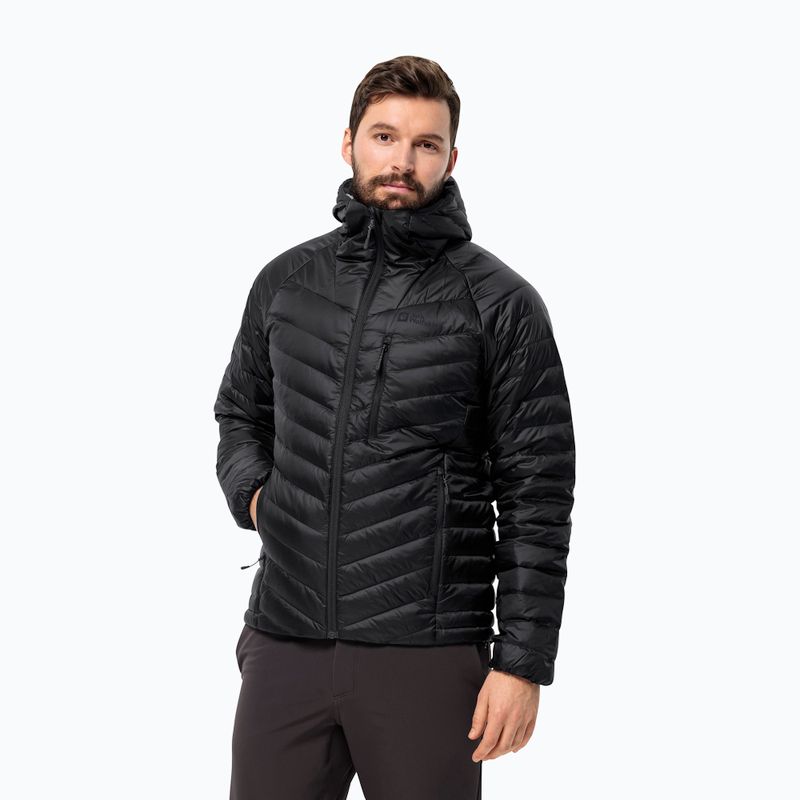 Férfi Jack Wolfskin Passamani Down Hoody fantom kabát
