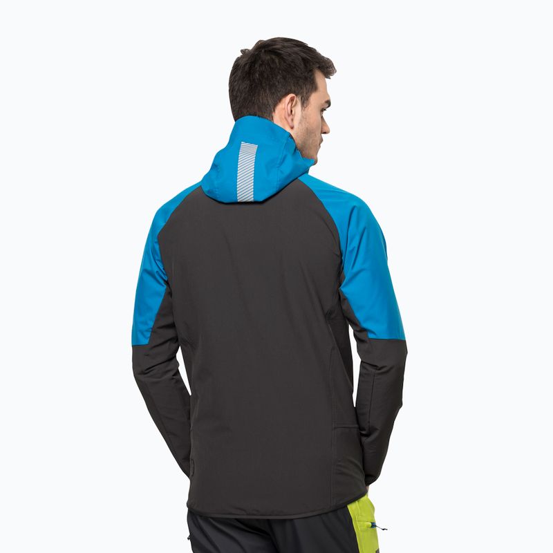 Jack Wolfskin férfi Alpspitze Hoody sí dzseki kék 1307371_1361 2