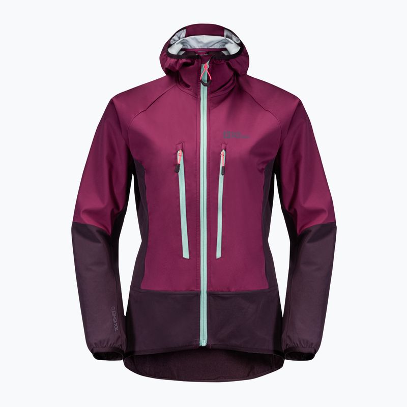 Jack Wolfskin Alpspitze Hoody női sí kabát lila 1307391_1014 9