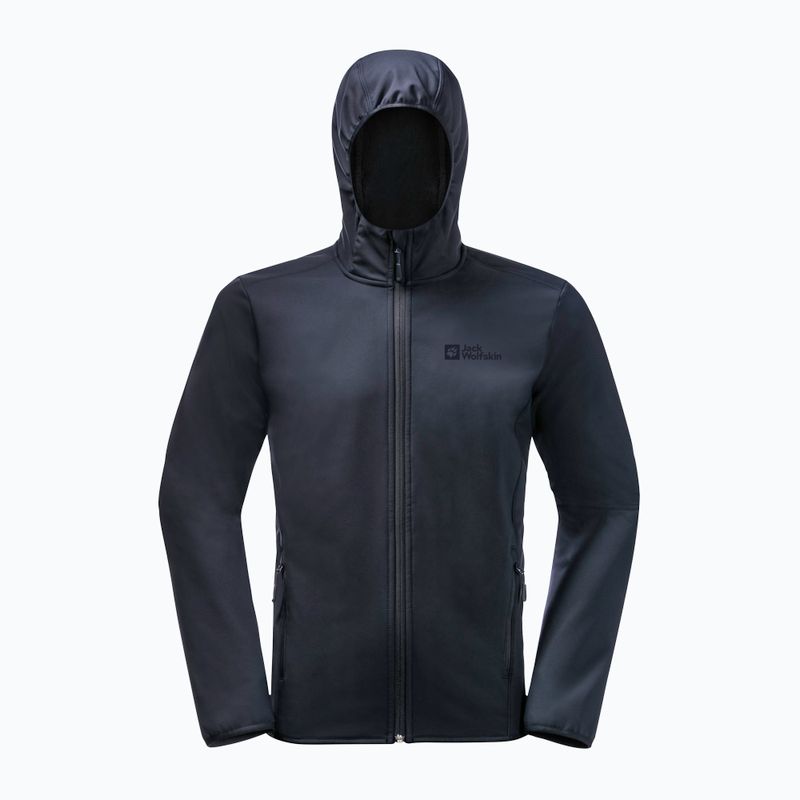 Jack Wolfskin férfi softshell dzseki Bornberg Hoody navy blue 1307471_1010 7