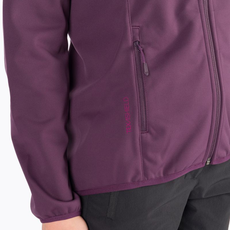 Jack Wolfskin női softshell kabát Windhain Hoody lila 1307481 8