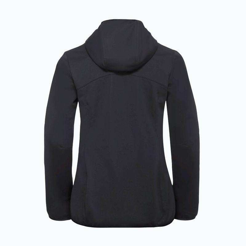 Női softshell dzseki Jack Wolfskin Windhain Hoody fekete 9