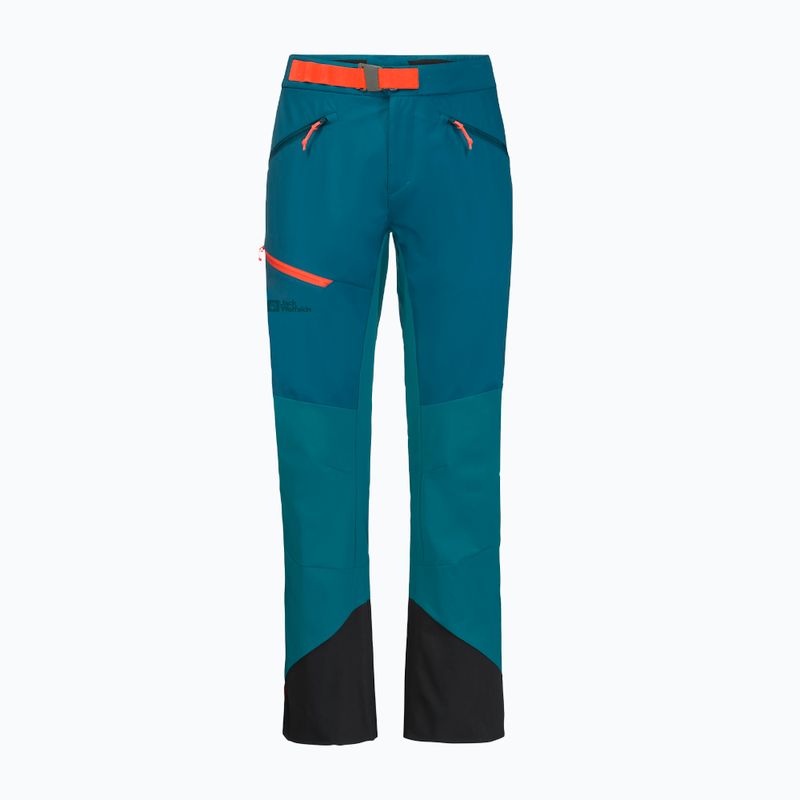 Jack Wolfskin férfi Alpspitze kék-zöld síelőnadrág 1507511 5