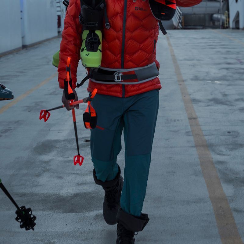 Jack Wolfskin férfi Alpspitze kék-zöld síelőnadrág 1507511 6