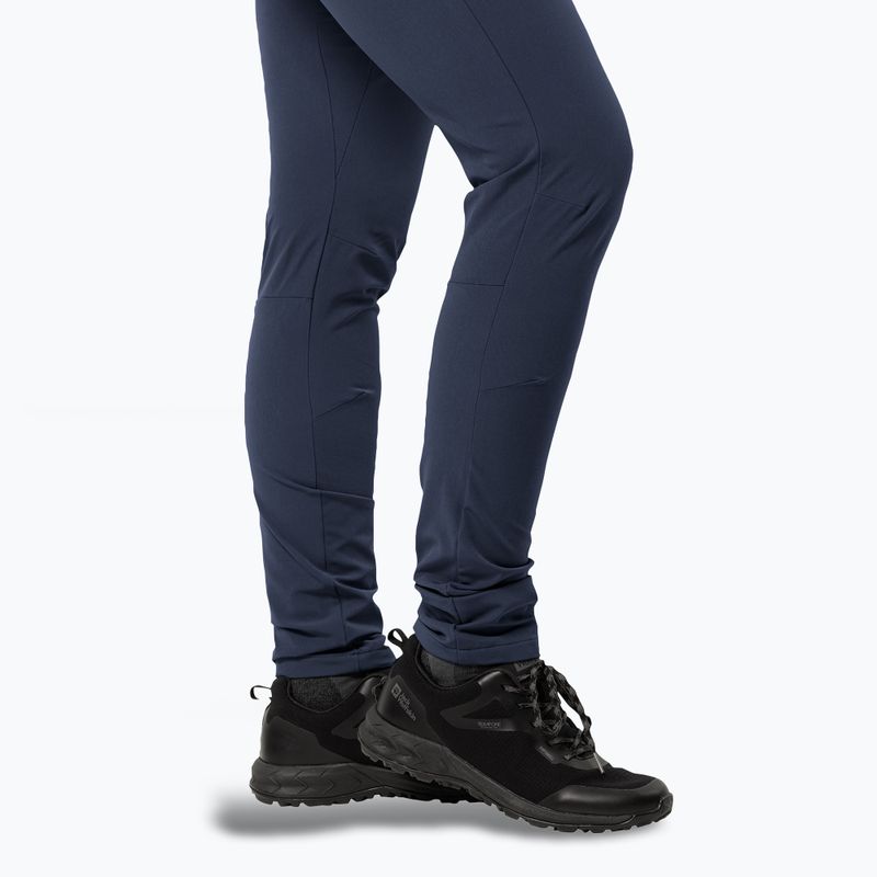 Jack Wolfskin női softshell nadrág Geigelstein Slim éjszakai kék 6