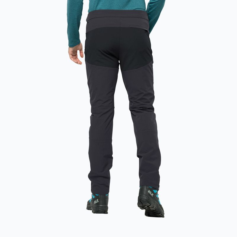 Jack Wolfskin férfi Salmaser softshell nadrág fekete 1507831 2