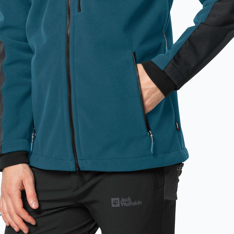 Jack Wolfskin férfi fleece kabát Blizzard kék 1702945 5