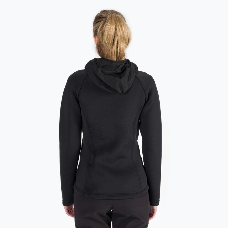 Jack Wolfskin női Tasman Down Hybrid kabát fekete 1707273_6000_005 4