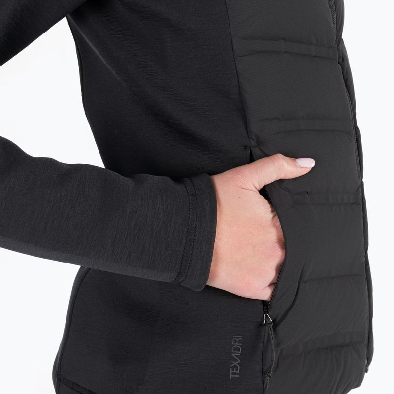 Jack Wolfskin női Tasman Down Hybrid kabát fekete 1707273_6000_005 6