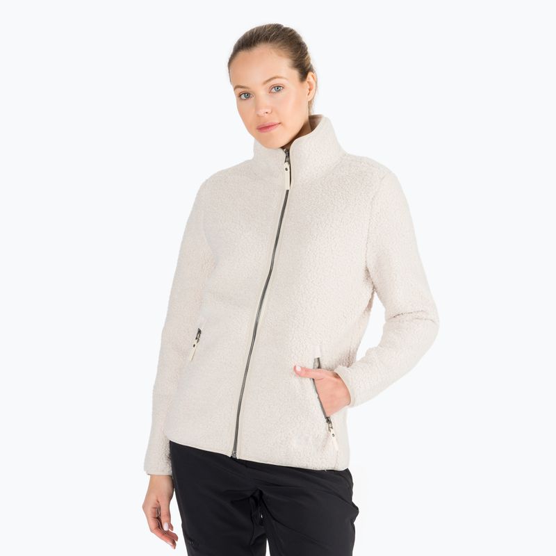 Jack Wolfskin női High Cloud fleece pulóver fehér 1708731