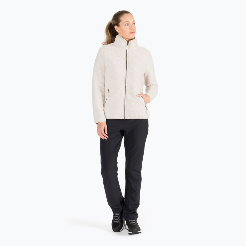 Jack Wolfskin női High Cloud fleece pulóver fehér 1708731 2