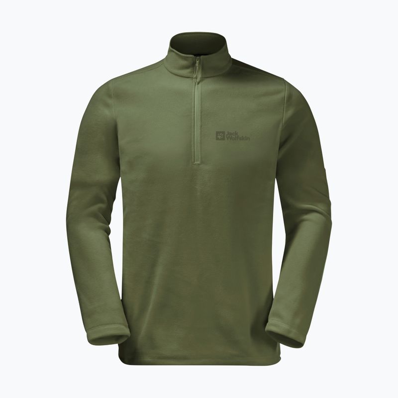 Jack Wolfskin férfi fleece pulóver Taunus HZ zöld 1709522_4129_002 4