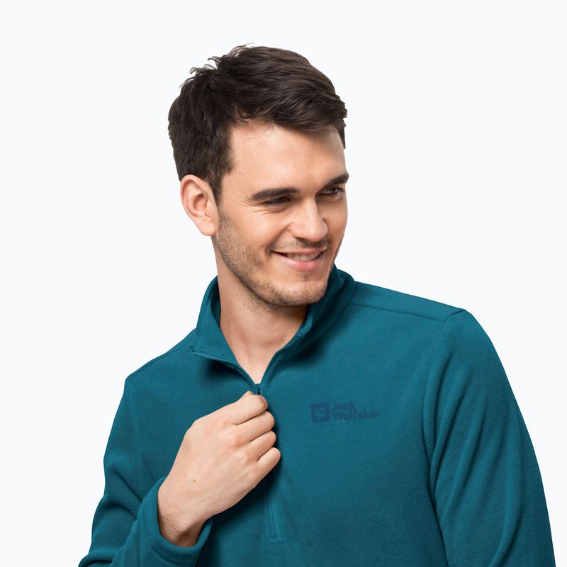 Jack Wolfskin férfi fleece pulóver Taunus HZ kék 1709522_4133_002 3