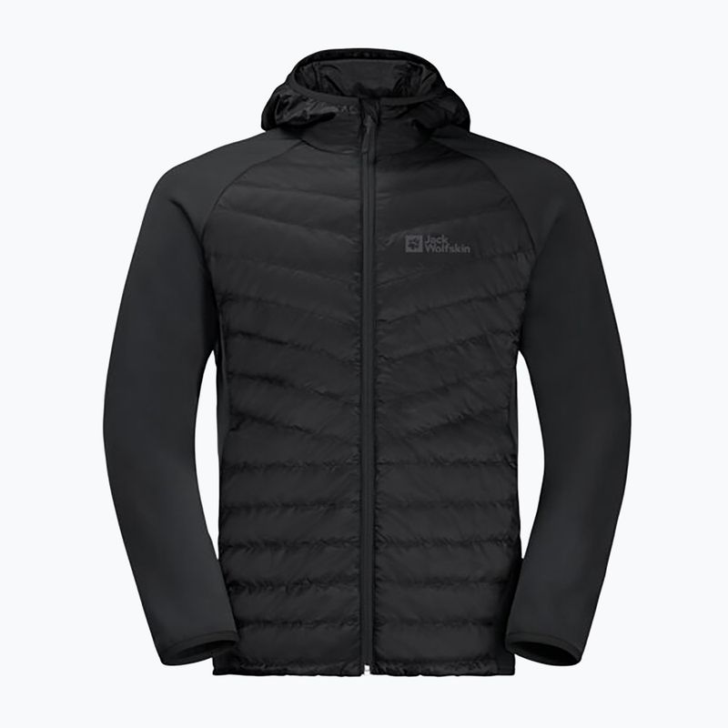 Jack Wolfskin férfi Routeburn Pro Hybrid kabát fekete 1710511 5