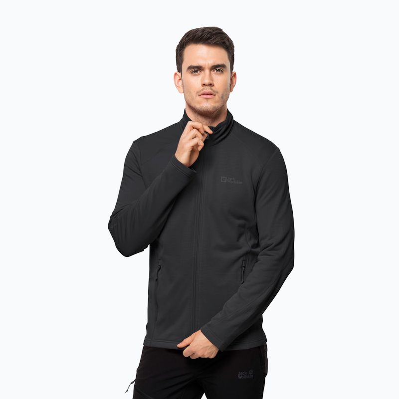 Jack Wolfskin férfi Kolbenberg fleece pulóver fekete 1710521