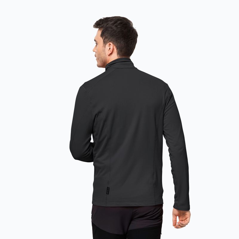 Jack Wolfskin férfi Kolbenberg fleece pulóver fekete 1710521 2