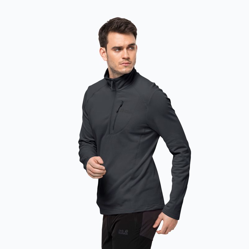 Jack Wolfskin férfi fleece pulóver Kolbenberg HZ szürke 1710531