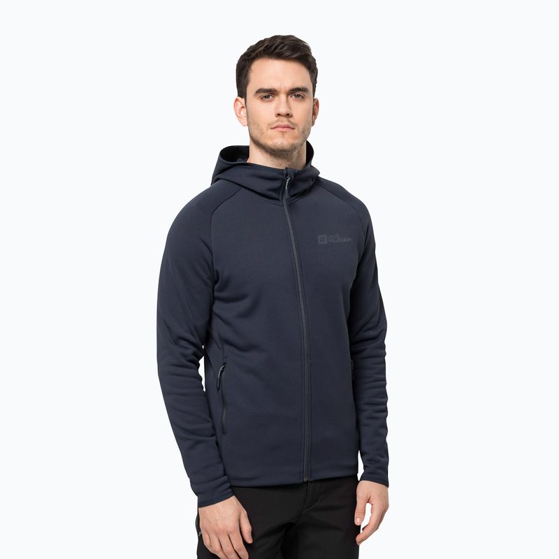 Jack Wolfskin férfi fleece pulóver Baiselberg navy blue 1710541