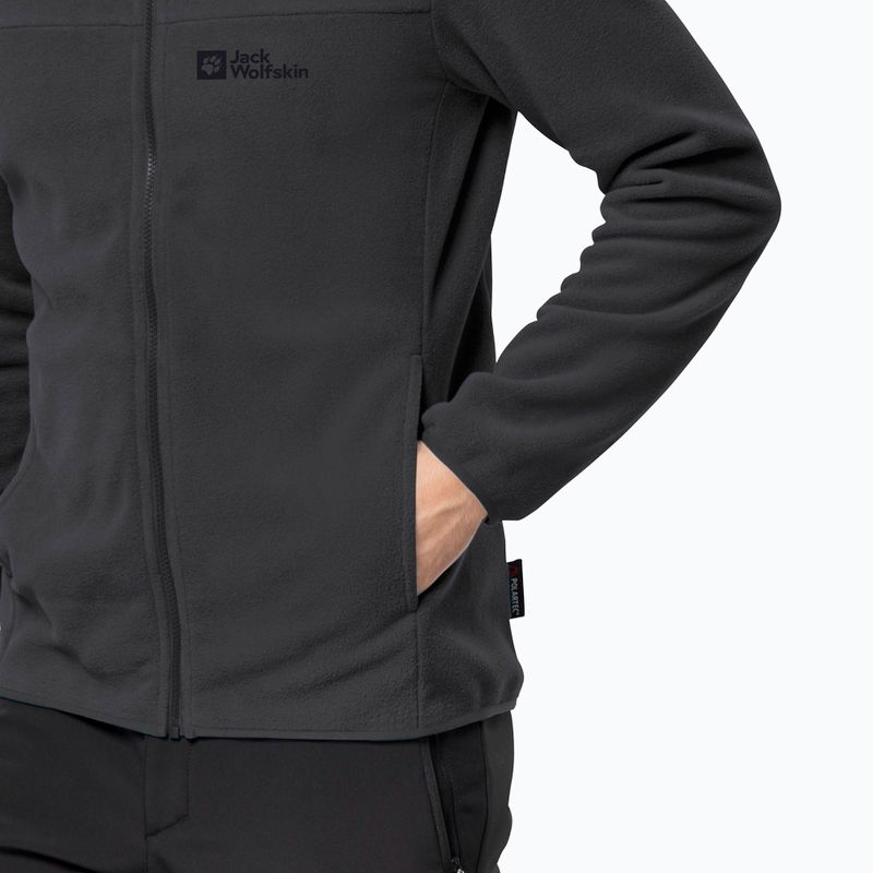 Jack Wolfskin férfi Beilstein fleece pulóver fekete 1710551 4