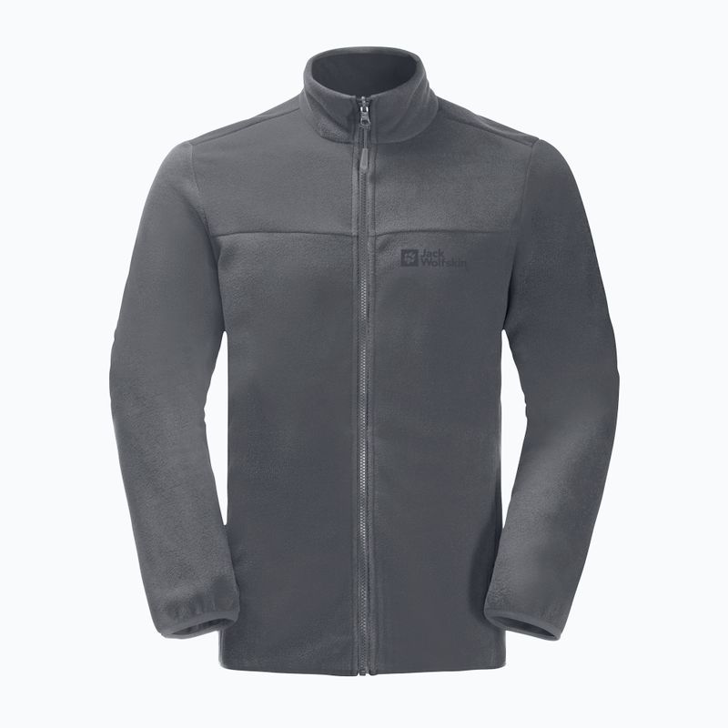 Jack Wolfskin férfi Beilstein szürke fleece pulóver 1710551 4
