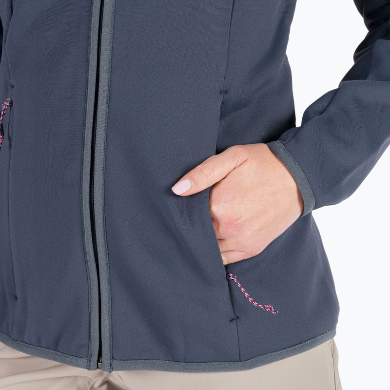 Jack Wolfskin női fleece pulóver Baiselberg szürke 1710771 6
