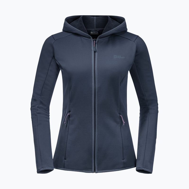Jack Wolfskin női fleece pulóver Baiselberg szürke 1710771 7