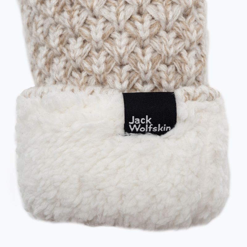 Jack Wolfskin női téli kesztyű Highloft Knit bézs 1908001_5062_003 4