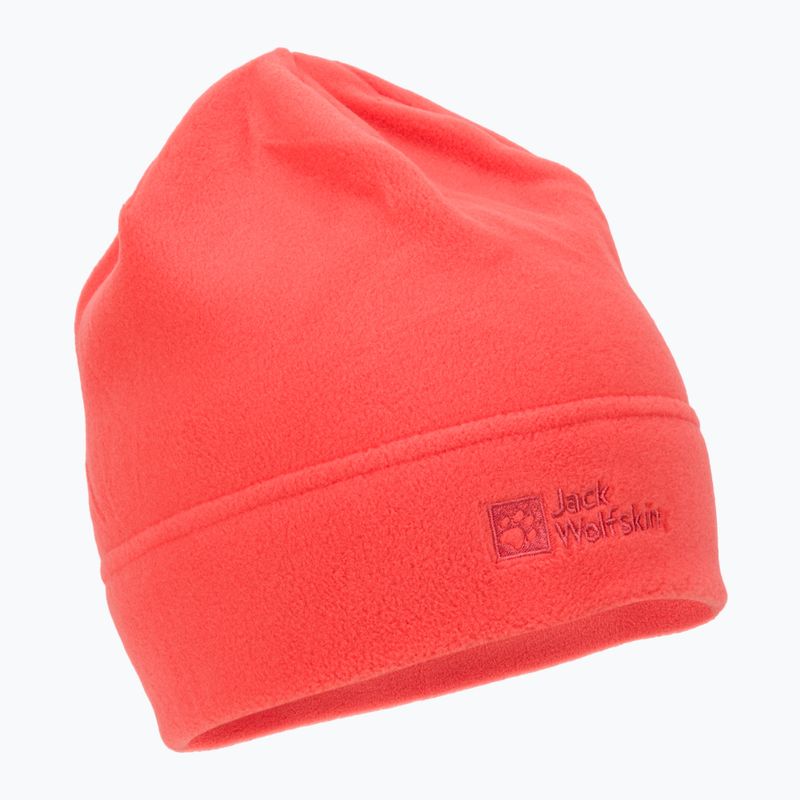 Jack Wolfskin Real Stuff narancssárga fleece téli sapka 1909852