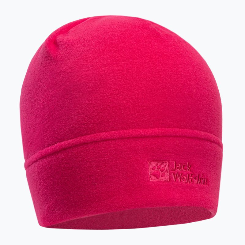Jack Wolfskin Real Stuff fleece téli sapka rózsaszín 1909852