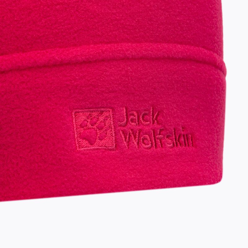 Jack Wolfskin Real Stuff fleece téli sapka rózsaszín 1909852 3