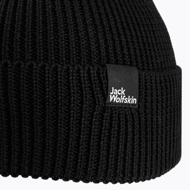 Jack Wolfskin Essential Beanie téli sapka fekete 1910881 3