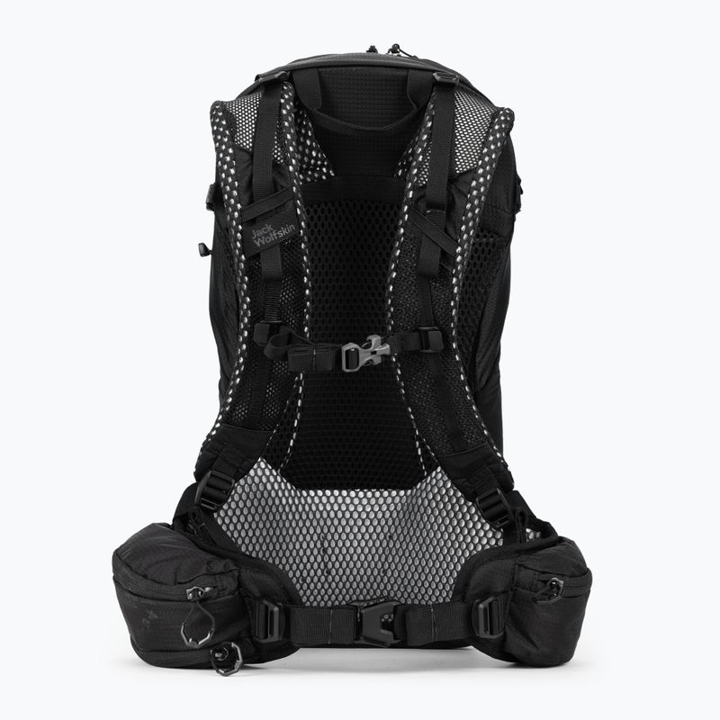 Jack Wolfskin Crosstrail 22 ST trekking hátizsák fekete 3